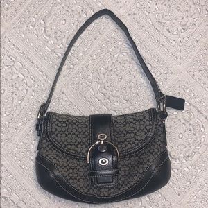 Coach monogram baguette purse